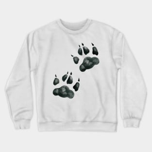 two black paws Crewneck Sweatshirt